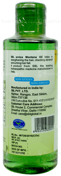 Sbl Arnica Montana With Tjc Hair Oil 200Ml